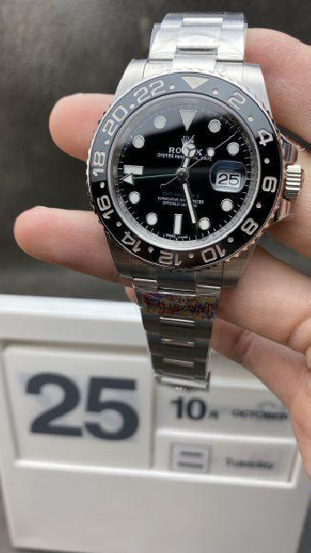 Clean Factory Watch Rolex GMT Master II 116710LN Black Dial