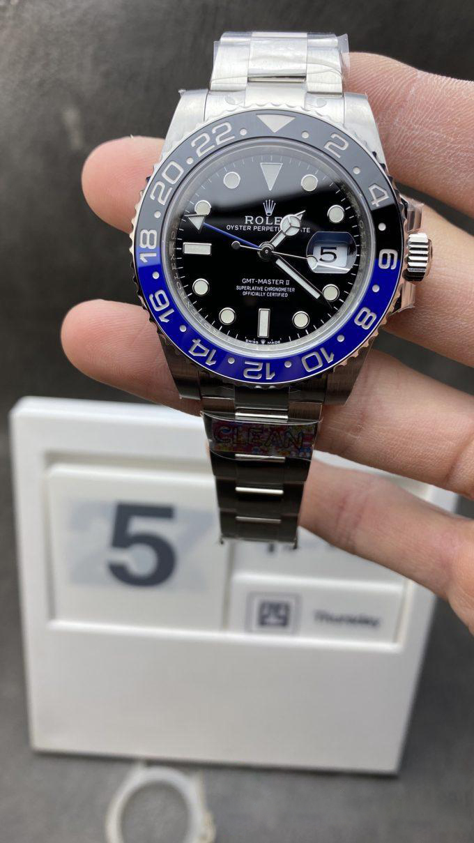 Clean Factory Watch Store Rolex Batman GMT Master II 126710BLNR Black Dial Blue Black Ceramic Bezel 904L Steel Oyster Bracelet SA3285 Movement Clean Factory Watch Store Rolex Batman GMT Master II 126710BLNR Black Dial Blue Black Ceramic Bezel 904L Steel Oyster Bracelet SA3285 Movement