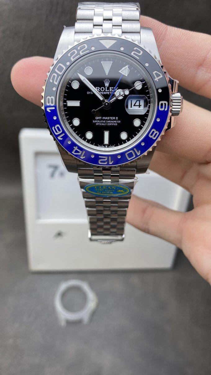 Clean Factory GMT Master II 126710BLNR Batgirl Blue Black Ceramic Bezel Black Dial DD3285 72 Hours Power Reserve CHS Jubilee Bracelet Clean Factory GMT Master II 126710BLNR Batgirl Blue Black Ceramic Bezel Black Dial DD3285 72 Hours Power Reserve CHS Jubilee Bracelet