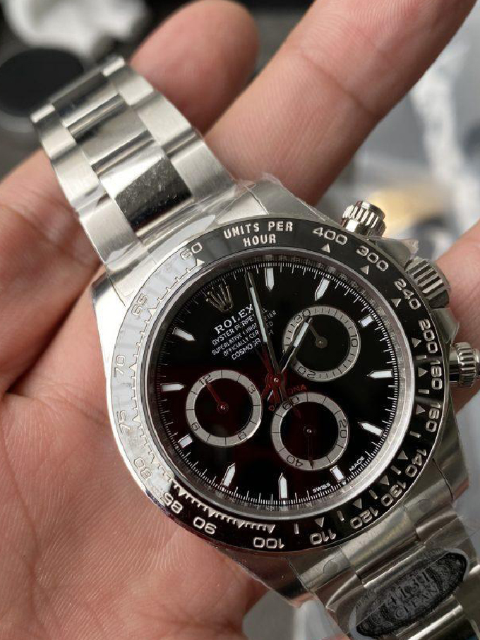Clean Factory Watch CF Watches Rolex Daytona 126500LN Black Dial Black Cerachrom Bezel 904L Oystersteel SH4131 Movement 02 Clean Factory Watch CF Watches Rolex Daytona 126500LN Black Dial Black Cerachrom Bezel 904L Oystersteel SH4131 Movement 02