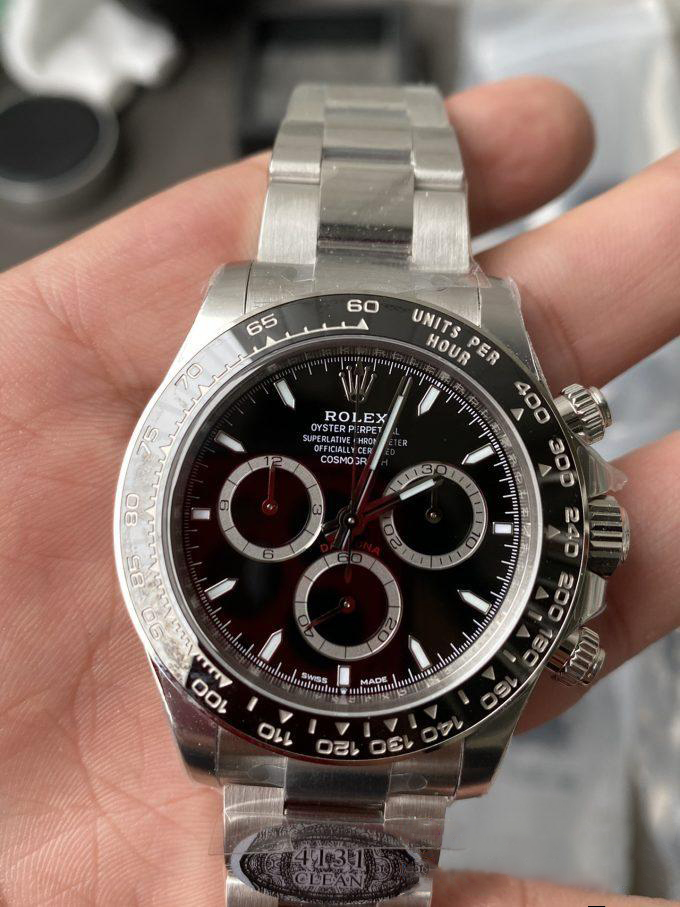 Clean Factory Watch CF Watches Rolex Daytona 126500LN Black Dial Black Cerachrom Bezel 904L Oystersteel SH4131 Movement 03 Clean Factory Watch CF Watches Rolex Daytona 126500LN Black Dial Black Cerachrom Bezel 904L Oystersteel SH4131 Movement 03