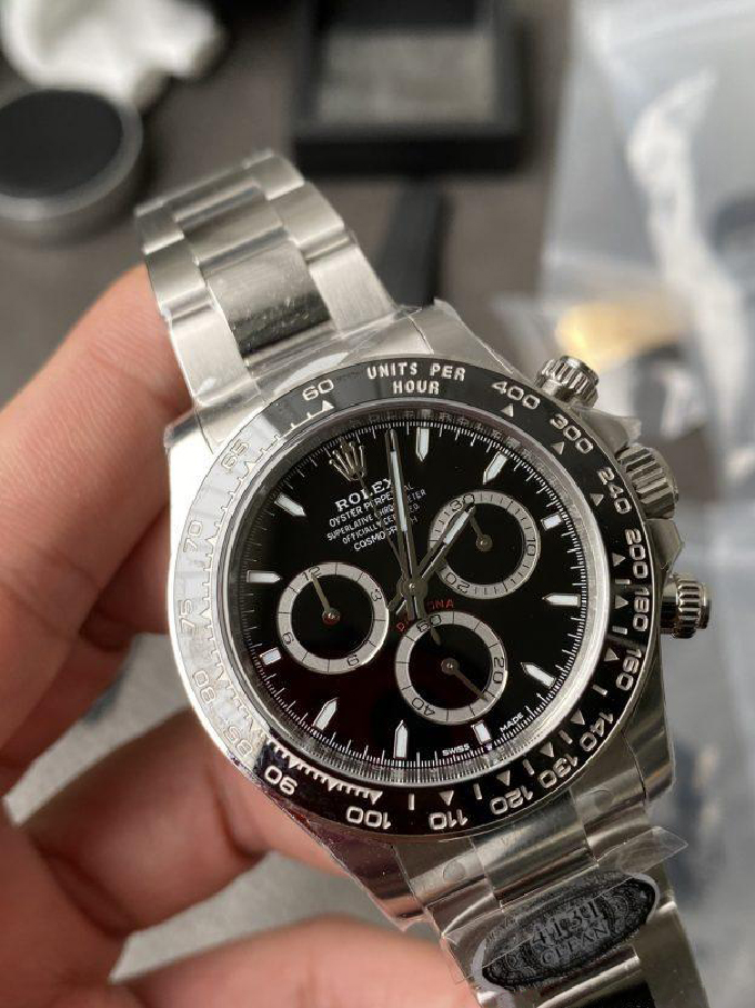 Clean Factory Watch CF Watches Rolex Daytona 126500LN Black Dial Black Cerachrom Bezel 904L Oystersteel SH4131 Movement 04 Clean Factory Watch CF Watches Rolex Daytona 126500LN Black Dial Black Cerachrom Bezel 904L Oystersteel SH4131 Movement 04