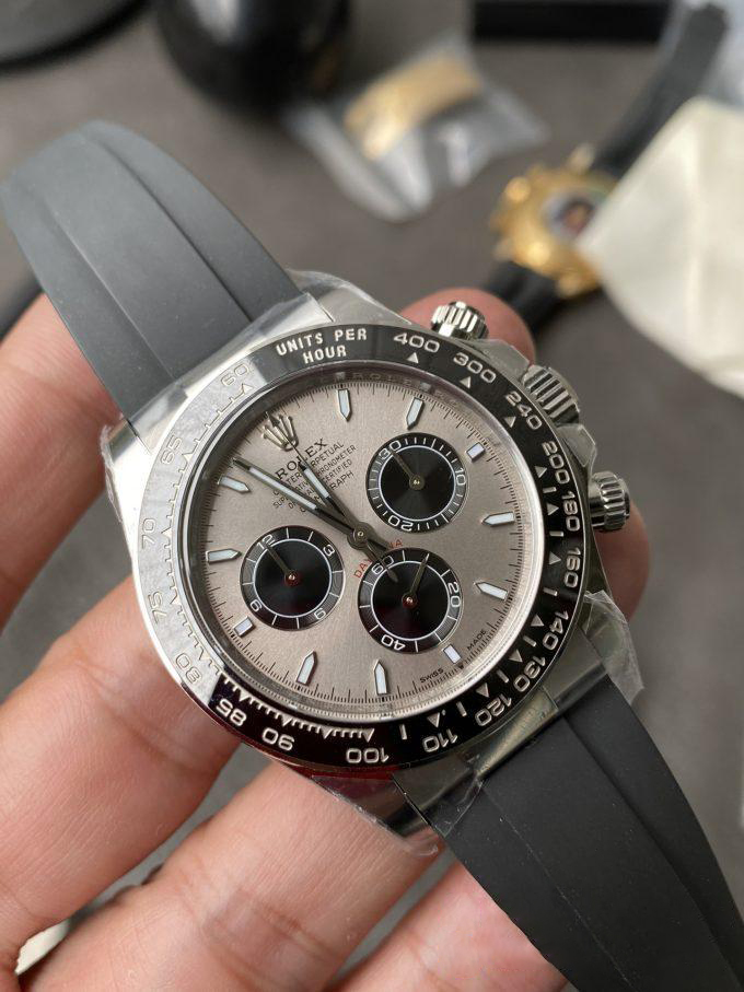 Clean Factory Watch Rolex Daytona 126519 Grey Dial 904L Stainless Steel Oysterflex Strap SH4131 Movement 72 Hours Power Reserve 03 Clean Factory Watch Rolex Daytona 126519 Grey Dial 904L Stainless Steel Oysterflex Strap SH4131 Movement 72 Hours Power Reserve 03