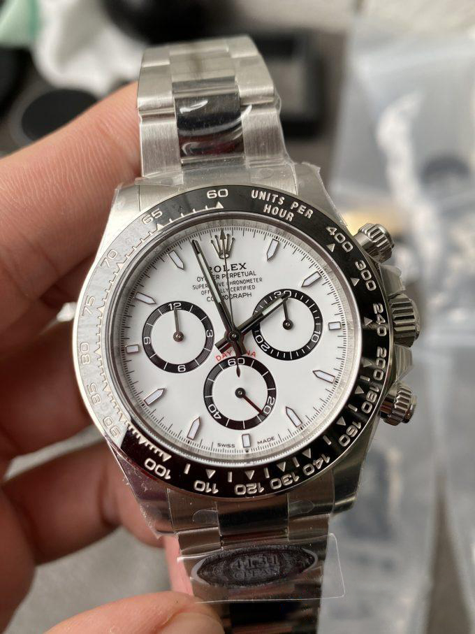 Clean Factory Watch Rolex Daytona Panda 126500LN White Dial Black Cerachrom Bezel 904L Oystersteel SH4131 Movement 02 Clean Factory Watch Rolex Daytona Panda 126500LN White Dial Black Cerachrom Bezel 904L Oystersteel SH4131 Movement 02