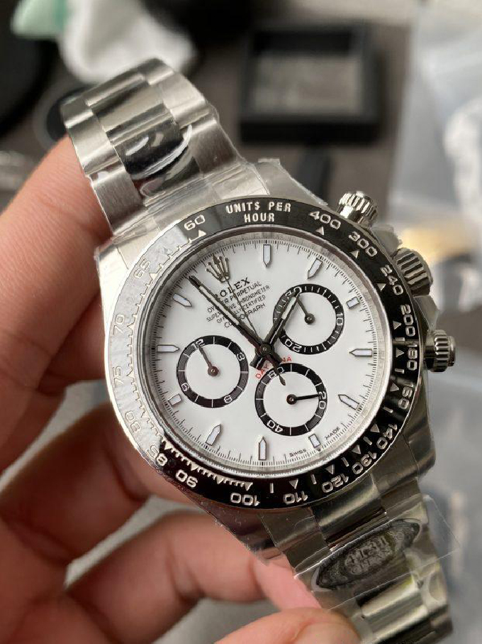 Clean Factory Watch Rolex Daytona Panda 126500LN White Dial Black Cerachrom Bezel 904L Oystersteel SH4131 Movement 03 Clean Factory Watch Rolex Daytona Panda 126500LN White Dial Black Cerachrom Bezel 904L Oystersteel SH4131 Movement 03