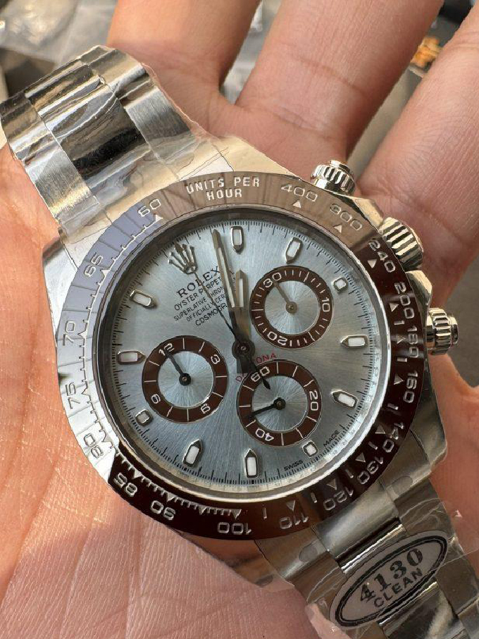 Clean Factory Watch Rolex Daytona 116506 Ice Blue Dial Stick Markers 904L Steel Case Bracelet DD4130 Movement 04 Clean Factory Watch Rolex Daytona 116506 Ice Blue Dial Stick Markers 904L Steel Case Bracelet DD4130 Movement 04