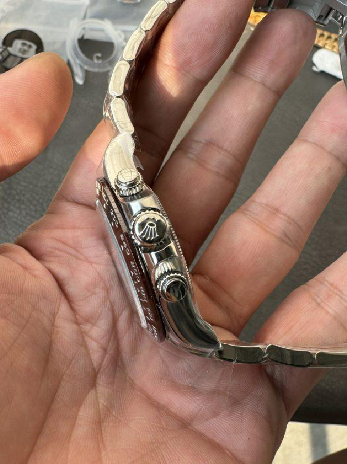 Clean Factory Watch Rolex Daytona 116506 Ice Blue Dial Stick Markers 904L Steel Case Bracelet DD4130 Movement 05 Clean Factory Watch Rolex Daytona 116506 Ice Blue Dial Stick Markers 904L Steel Case Bracelet DD4130 Movement 05