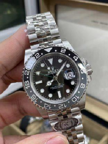 Clean Factory GMT Master II 126710GRNR Black Gray Ceramic Bezel 904L Oystersteel Jubilee Strap DD3285 Movement 01