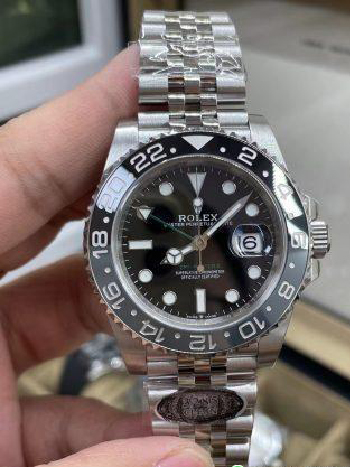 Clean Factory GMT Master II 126710GRNR Black Gray Ceramic Bezel 904L Oystersteel Jubilee Strap DD3285 Movement 02