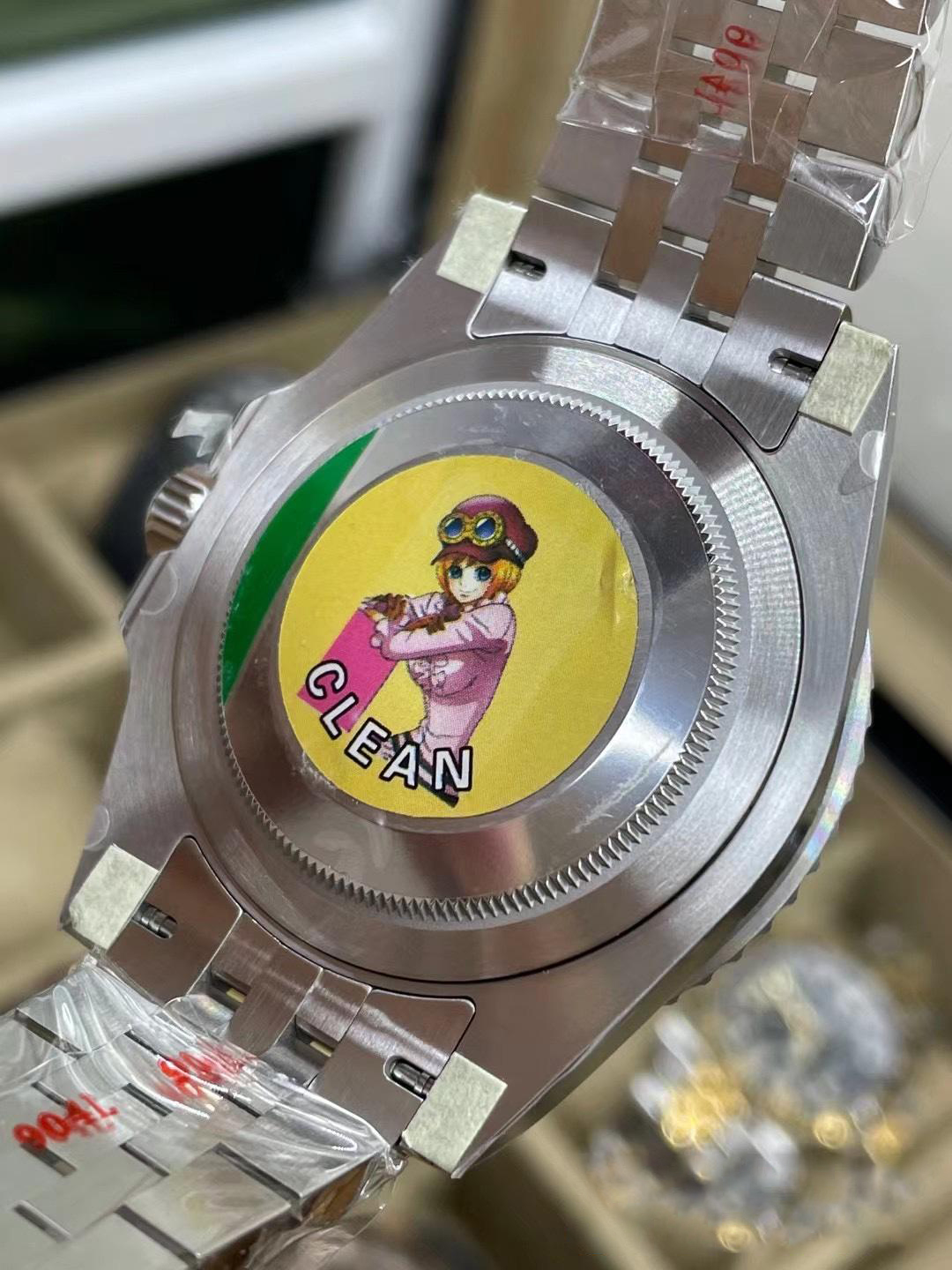 Clean Factory GMT Master II 126710GRNR Black Gray Ceramic Bezel 904L Oystersteel Jubilee Strap DD3285 Movement 05 Clean Factory GMT Master II 126710GRNR Black Gray Ceramic Bezel 904L Oystersteel Jubilee Strap DD3285 Movement 05