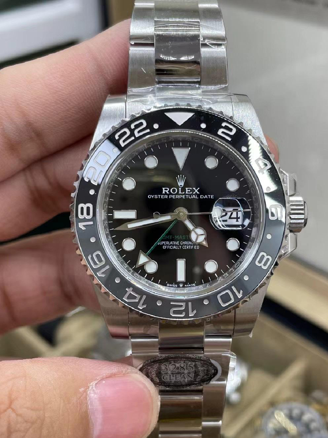 Clean Factory GMT Master II 126710GRNR Black Gray Ceramic Bezel 904L Oystersteel Oyster Strap DD3285 Movement 02 Clean Factory GMT Master II 126710GRNR Black Gray Ceramic Bezel 904L Oystersteel Oyster Strap DD3285 Movement 02