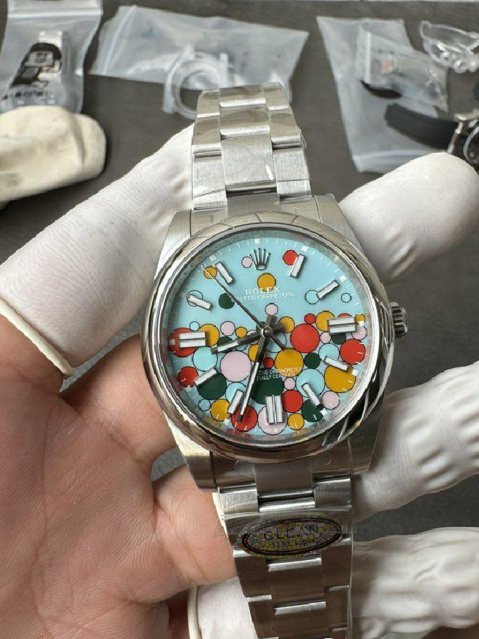 Clean Factory Oyster Perpetual 124300 CF OP Watch 41mm 904L Steel Celebration Dial VR3230 02 Clean Factory Oyster Perpetual 124300 CF OP Watch 41mm 904L Steel Celebration Dial VR3230 02
