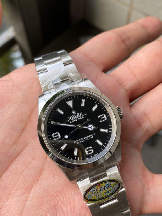 Clean Factory Rolex Explorer 124270 36mm Black Dial 904L Steel Case Oyster Bracelet VR3230 Movement 02 Clean Factory Rolex Explorer 124270 36mm Black Dial 904L Steel Case Oyster Bracelet VR3230 Movement 02