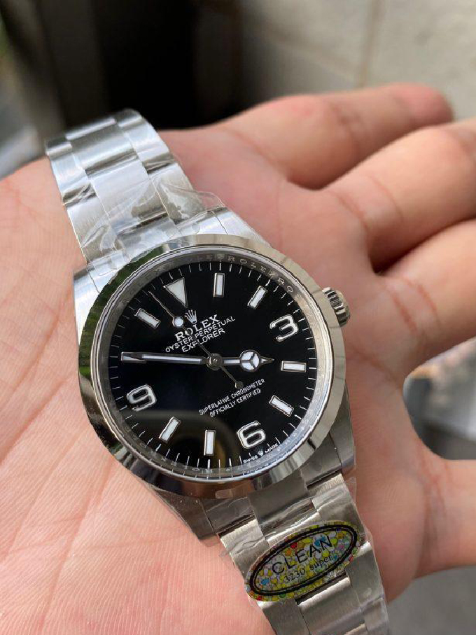 Clean Factory Rolex Explorer 124270 36mm Black Dial 904L Steel Case Oyster Bracelet VR3230 Movement 05 Clean Factory Rolex Explorer 124270 36mm Black Dial 904L Steel Case Oyster Bracelet VR3230 Movement 05