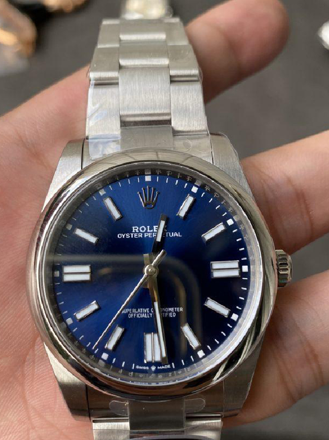 Clean Factory Rolex Oyster Perpetual 124300 Blue Dial 41mm CF OP 904L OysterSteel Case Bracelet VR3230 Movement 02 Clean Factory Rolex Oyster Perpetual 124300 Blue Dial 41mm CF OP 904L OysterSteel Case Bracelet VR3230 Movement 02