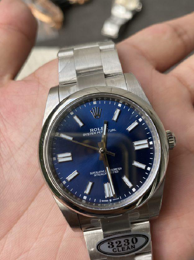 Clean Factory Rolex Oyster Perpetual 124300 Blue Dial 41mm CF OP 904L OysterSteel Case Bracelet VR3230 Movement 04 Clean Factory Rolex Oyster Perpetual 124300 Blue Dial 41mm CF OP 904L OysterSteel Case Bracelet VR3230 Movement 04