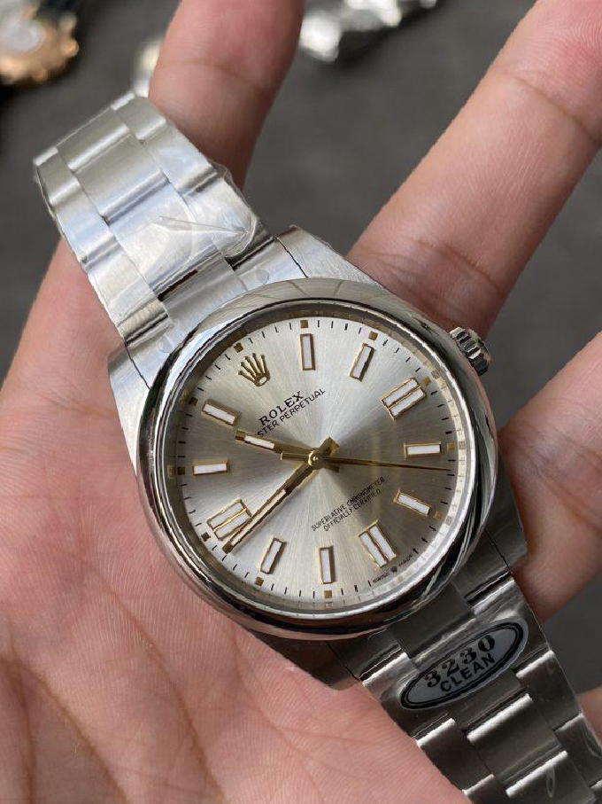 Clean Factory Rolex Oyster Perpetual 124300 CP OP 41mm Silver Dial 904L Steel VR3230 Movement 02 Clean Factory Rolex Oyster Perpetual 124300 CP OP 41mm Silver Dial 904L Steel VR3230 Movement 02
