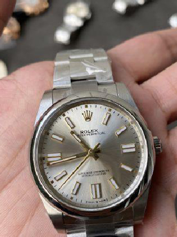 Clean Factory Rolex Oyster Perpetual 124300 CP OP 41mm Silver Dial 904L Steel VR3230 Movement 04