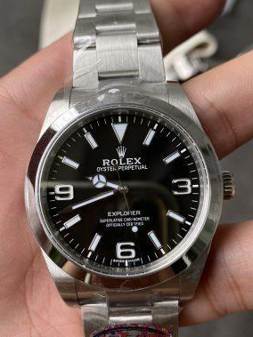 Clean Factory Watch Rolex Explorer 214270 39mm Black Dial 904L OysterSteel Case Oyster Bracelet VR3132 Movement 02