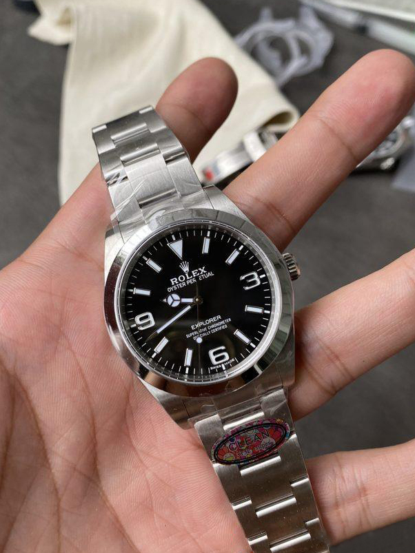 Clean Factory Watch Rolex Explorer 214270 39mm Black Dial 904L OysterSteel Case Oyster Bracelet VR3132 Movement 04 Clean Factory Watch Rolex Explorer 214270 39mm Black Dial 904L OysterSteel Case Oyster Bracelet VR3132 Movement 04