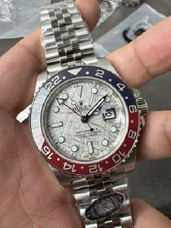 Clean Factory Watches GMT Master II 126719 BLRO Blue Red Ceramic Bezel Meteorite Dial Deep Sapphire Crystal DD3285 02