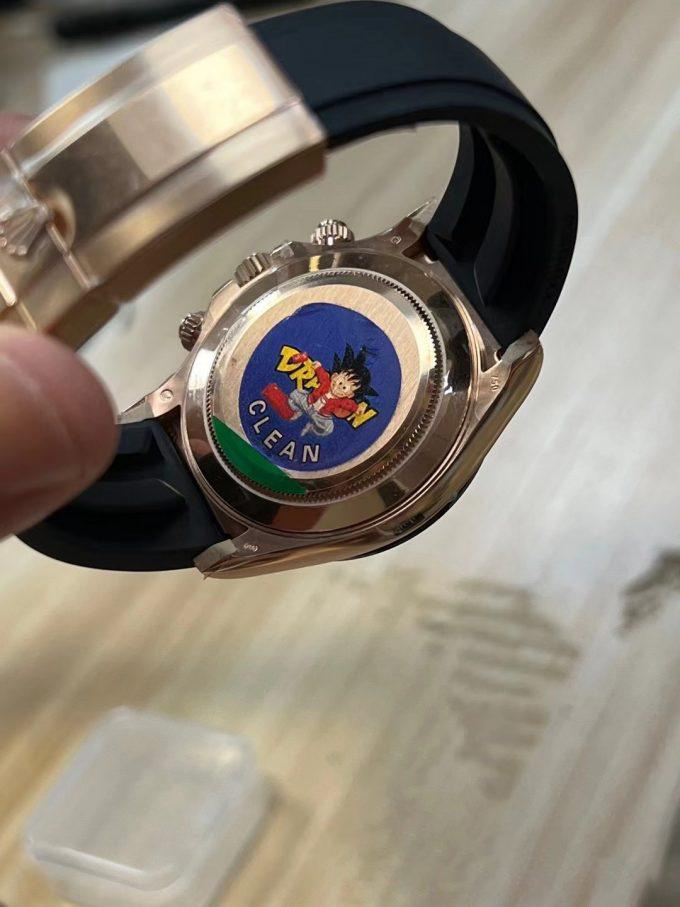 Clean Factory Daytona 116515 Rose Gold Case Chocolate Dial Black Chrono Dial DanDong 4130 Movement Oysterflex Strap 05 Clean Factory Daytona 116515 Rose Gold Case Chocolate Dial Black Chrono Dial DanDong 4130 Movement Oysterflex Strap 05