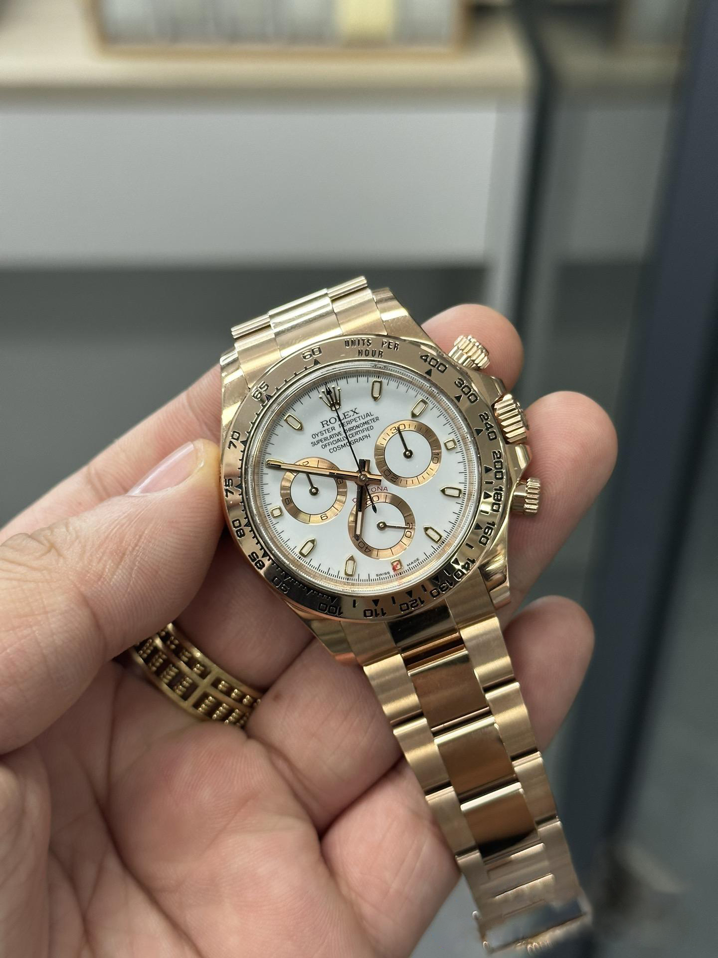 Clean Factory Daytona M116505 0010 Rose Gold Case Bracelet White Dail DanDong Superclone 4130 Movement 02 Clean Factory Daytona M116505 0010 Rose Gold Case Bracelet White Dail DanDong Superclone 4130 Movement 02