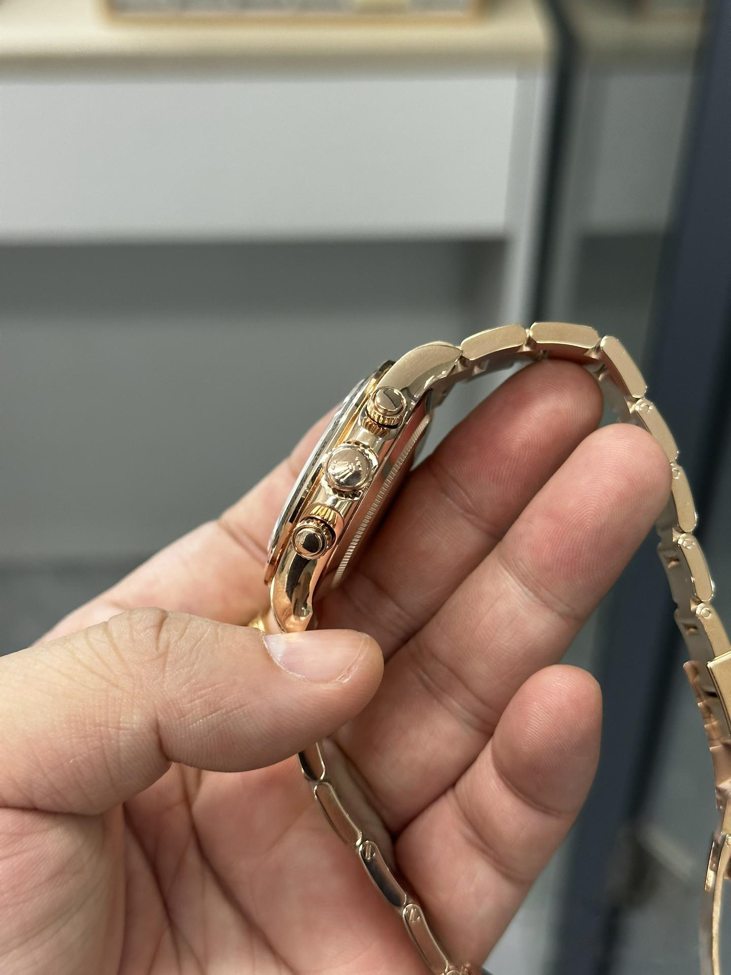 Clean Factory Daytona M116505 0010 Rose Gold Case Bracelet White Dail DanDong Superclone 4130 Movement 04 Clean Factory Daytona M116505 0010 Rose Gold Case Bracelet White Dail DanDong Superclone 4130 Movement 04