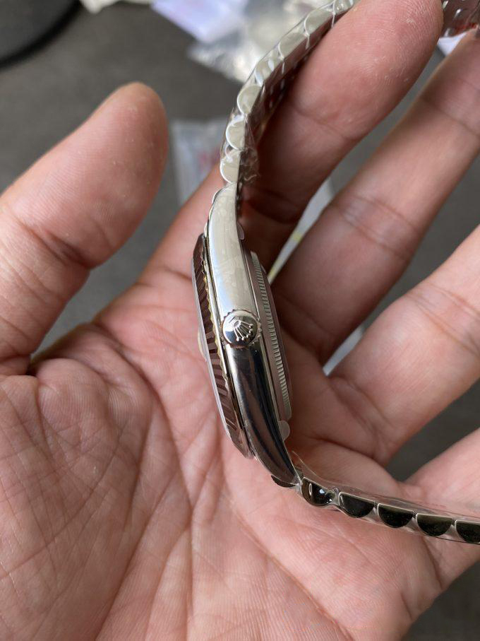 Clean Factory Rolex DateJust 41 126334 Bright Blue Fluted Motif Dial on Jubilee Bracelet Superclone 3235 Movement 06 Clean Factory Rolex DateJust 41 126334 Bright Blue Fluted Motif Dial on Jubilee Bracelet Superclone 3235 Movement 06