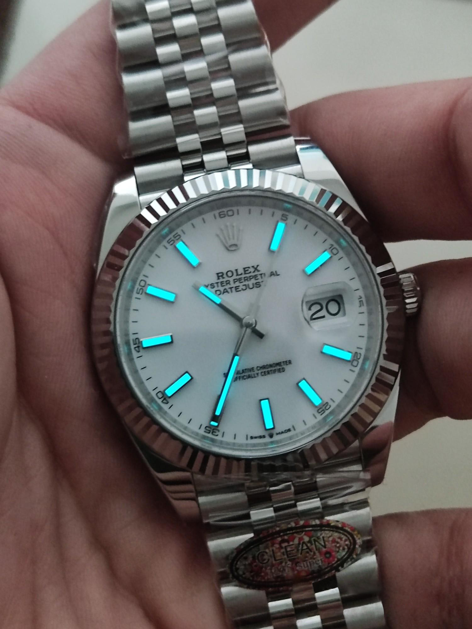 Clean Factory Rolex Datejust 41mm 126334 0010 White Dial 904L Steel Case Jubilee Bracelet DD3235 Movement 04 Clean Factory Rolex Datejust 41mm 126334 0010 White Dial 904L Steel Case Jubilee Bracelet DD3235 Movement 04