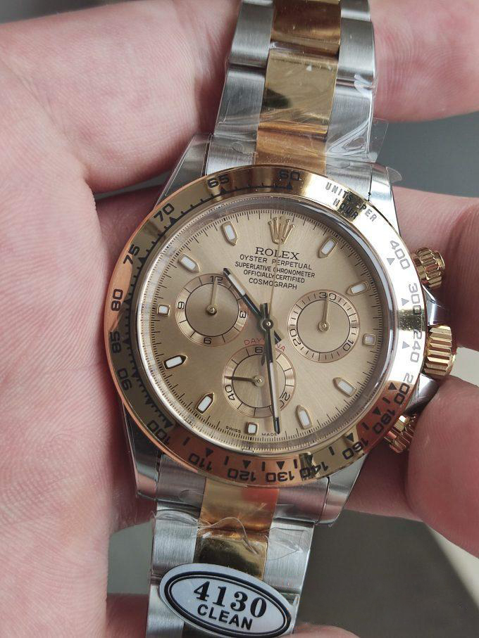 Clean Factory Watch Rolex Daytona 116503 Yellow Gold Steel Two Tone Braclet Champagne Dial Stick Markers 03 Clean Factory Watch Rolex Daytona 116503 Yellow Gold Steel Two Tone Braclet Champagne Dial Stick Markers 03