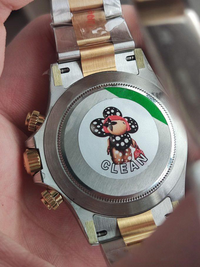 Clean Factory Watch Rolex Daytona 116503 Yellow Gold Steel Two Tone Braclet Champagne Dial Stick Markers 05 Clean Factory Watch Rolex Daytona 116503 Yellow Gold Steel Two Tone Braclet Champagne Dial Stick Markers 05