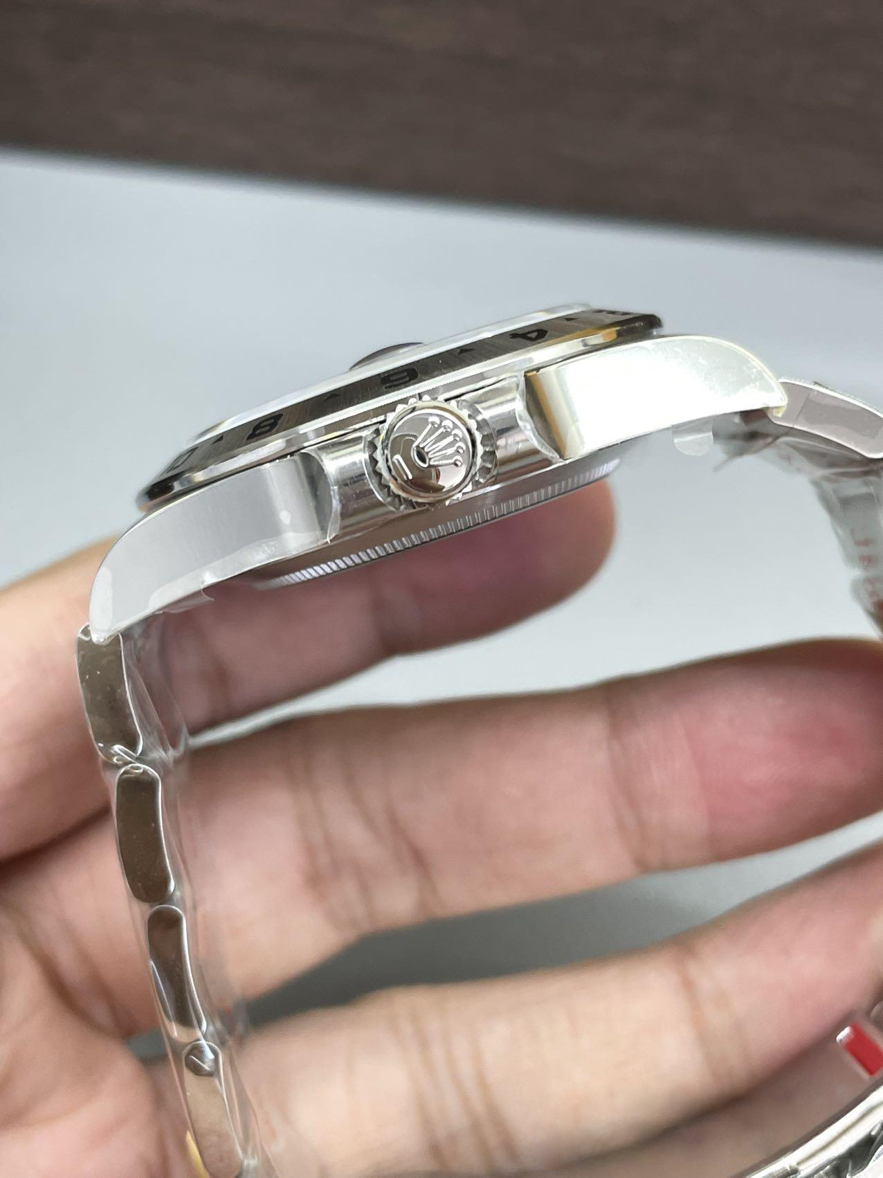 Clean Factory Watch Explorer II 226570 Black Dial 904L steel GMT Orange Arrow shaped Hand DanDong 3285 Movement 04 Clean Factory Watch Explorer II 226570 Black Dial 904L steel GMT Orange Arrow shaped Hand DanDong 3285 Movement 04