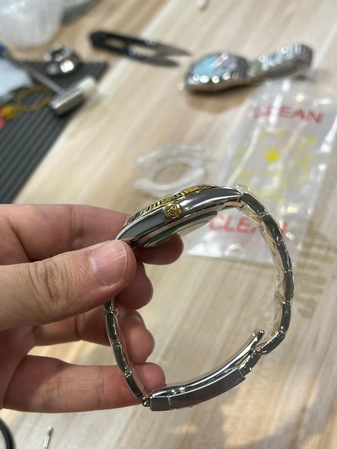 Clean Factory Datejust 41mm 126333 Black Dial Yellow Gold Bezel 904L Steel Two Tone Oyster Bracelet SH3235 Movement 02 Clean Factory Datejust 41mm 126333 Black Dial Yellow Gold Bezel 904L Steel Two Tone Oyster Bracelet SH3235 Movement 02