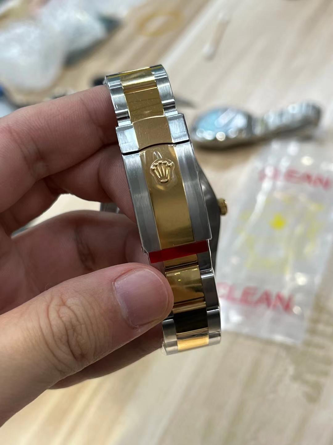 Clean Factory Datejust 41mm 126333 Black Dial Yellow Gold Bezel 904L Steel Two Tone Oyster Bracelet SH3235 Movement 04 Clean Factory Datejust 41mm 126333 Black Dial Yellow Gold Bezel 904L Steel Two Tone Oyster Bracelet SH3235 Movement 04