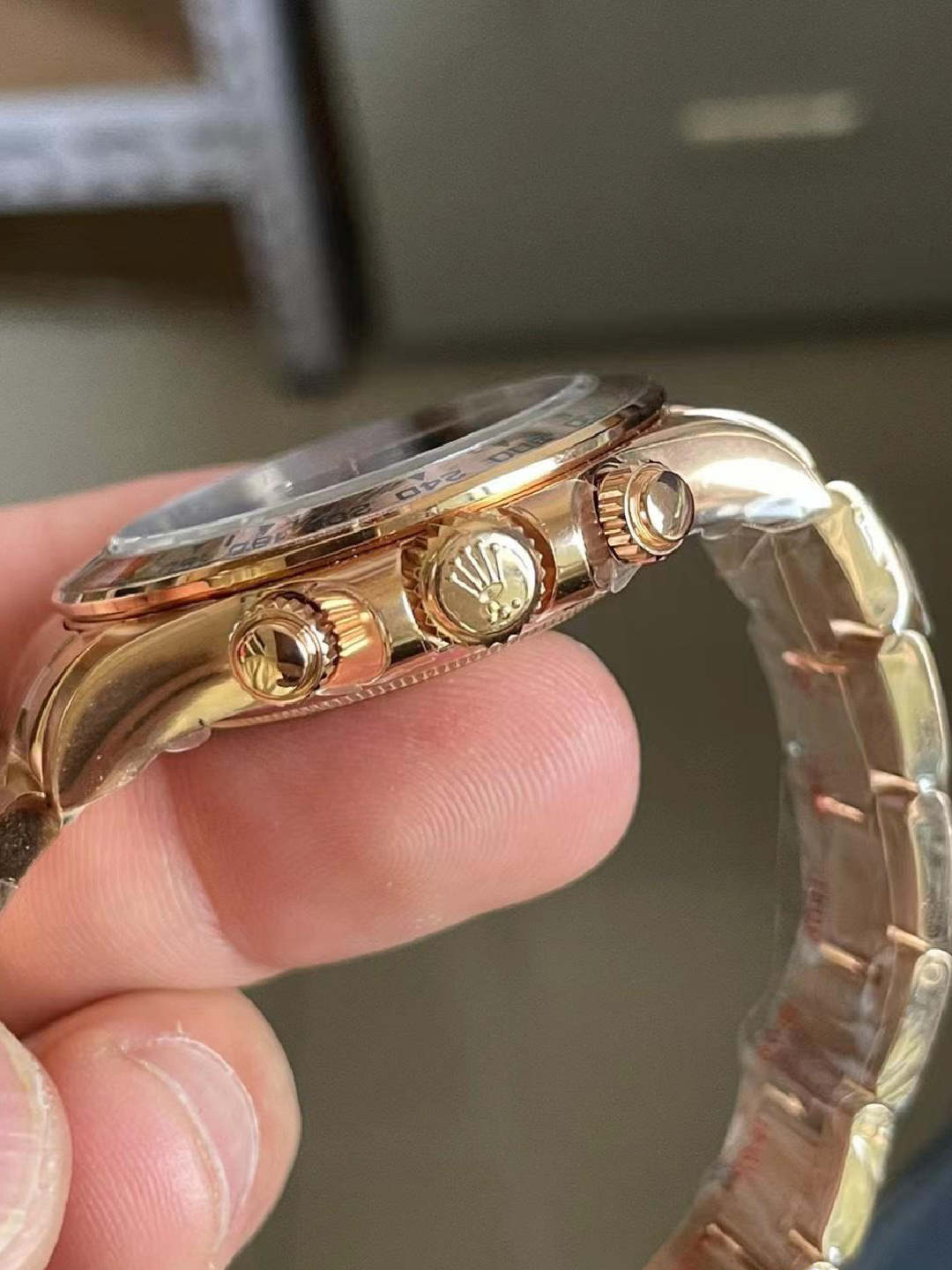 Clean Factory Daytona 116505 0011 Rose Gold Case Bracelet Chocolate Dial with Black Number Markers DD4130 Movement 06 Clean Factory Daytona 116505 0011 Rose Gold Case Bracelet Chocolate Dial with Black Number Markers DD4130 Movement 06