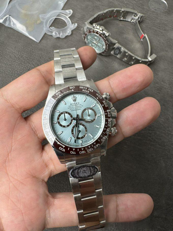 Clean Factory Daytona 126506 ICE Blue Dial Brown Ceramic Bezel SH4131 Movement 72 Hours Power Reserve 01 Clean Factory Daytona 126506 ICE Blue Dial Brown Ceramic Bezel SH4131 Movement 72 Hours Power Reserve 01