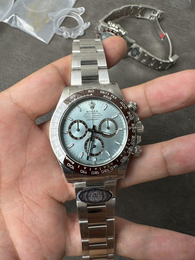 Clean Factory Daytona 126506 ICE Blue Dial Brown Ceramic Bezel SH4131 Movement 72 Hours Power Reserve 02 Clean Factory Daytona 126506 ICE Blue Dial Brown Ceramic Bezel SH4131 Movement 72 Hours Power Reserve 02