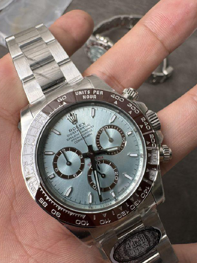 Clean Factory Daytona 126506 ICE Blue Dial Brown Ceramic Bezel SH4131 Movement 72 Hours Power Reserve 05 Clean Factory Daytona 126506 ICE Blue Dial Brown Ceramic Bezel SH4131 Movement 72 Hours Power Reserve 05