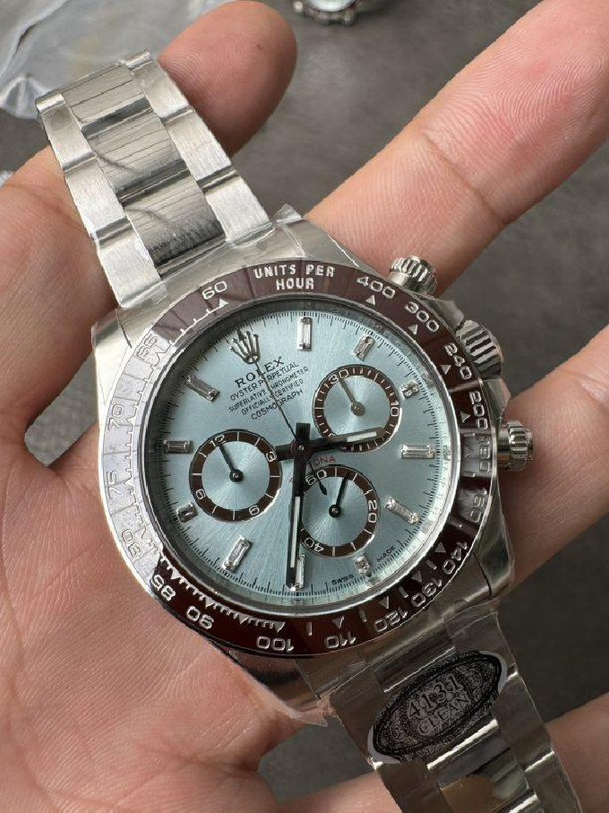 Clean Factory Daytona 126506 ICE Blue Dial With Diamonds Markers Brown Ceramic Bezel SH4131 Movement 72 Hours PR 03 Clean Factory Daytona 126506 ICE Blue Dial With Diamonds Markers Brown Ceramic Bezel SH4131 Movement 72 Hours PR 03