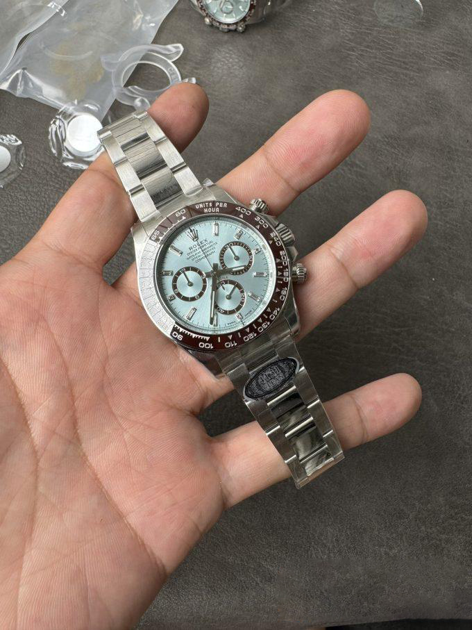 Clean Factory Daytona 126506 ICE Blue Dial With Diamonds Markers Brown Ceramic Bezel SH4131 Movement 72 Hours PR 04 Clean Factory Daytona 126506 ICE Blue Dial With Diamonds Markers Brown Ceramic Bezel SH4131 Movement 72 Hours PR 04