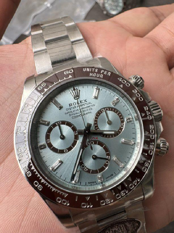 Clean Factory Daytona 126506 ICE Blue Dial With Diamonds Markers Brown Ceramic Bezel SH4131 Movement 72 Hours PR 06 Clean Factory Daytona 126506 ICE Blue Dial With Diamonds Markers Brown Ceramic Bezel SH4131 Movement 72 Hours PR 06