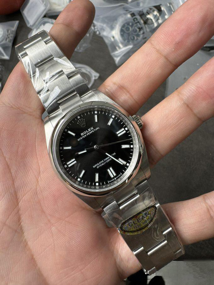 Clean Factory Oyster Perpetual 126000 36mm 904L Steel Black Dial VR3230 Movement 03 Clean Factory Oyster Perpetual 126000 36mm 904L Steel Black Dial VR3230 Movement 03