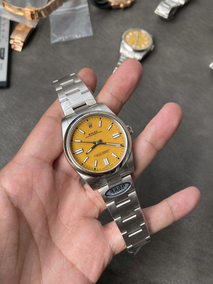 Clean Factory Rolex Oyster Perpetual 126000 36mm Yellow Dial 904L Steel VR3230 Movement 01 Clean Factory Rolex Oyster Perpetual 126000 36mm Yellow Dial 904L Steel VR3230 Movement 01