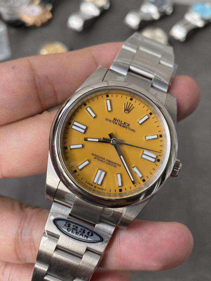Clean Factory Rolex Oyster Perpetual 126000 36mm Yellow Dial 904L Steel VR3230 Movement 09 Clean Factory Rolex Oyster Perpetual 126000 36mm Yellow Dial 904L Steel VR3230 Movement 09