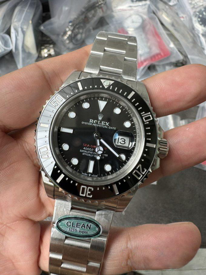 Clean Factory Rolex Sea Dweller 126600 Single Red 904L Steel Case and Bracelet SH3235 Movement 04 Clean Factory Rolex Sea Dweller 126600 Single Red 904L Steel Case and Bracelet SH3235 Movement 04