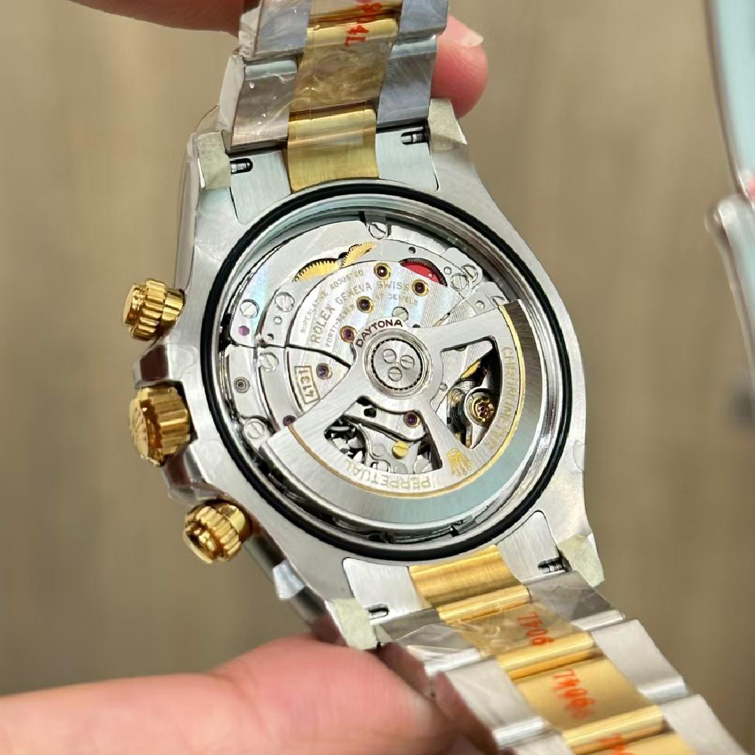 Clean Factory Daytona 126503 Two Tone Yellow Gold Steel Bracelet White Dial with Gold Eye Sub Dial SH4131 Movement 05