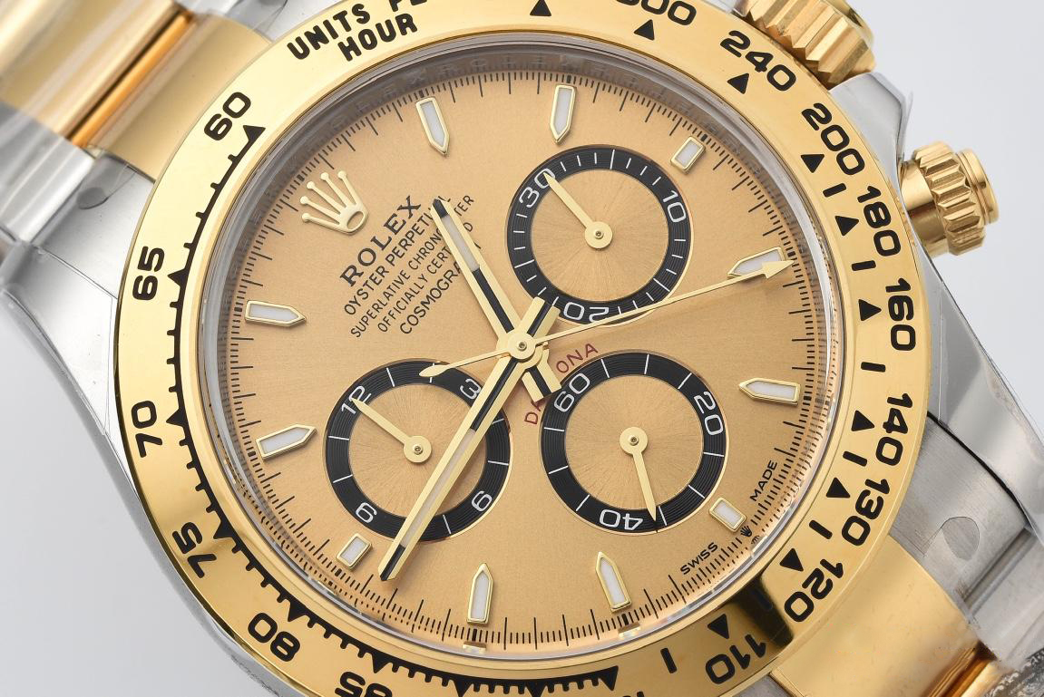 Clean Factory Daytona 126503 Golden Black Counter Ring Dial Oystersteel and Yellow Gold Bracelet Yellow Gold Bezel SH4131 Movement 03 Clean Factory Daytona 126503 Golden Black Counter Ring Dial Oystersteel and Yellow Gold Bracelet Yellow Gold Bezel SH4131 Movement 03