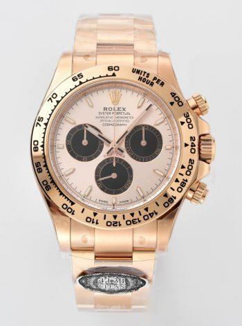 Clean Factory Rolex Daytona 126505 Rose Gold Case Bracelet Rose Gold Dial with Black Sub Dial SH4131 Movement 01 1
