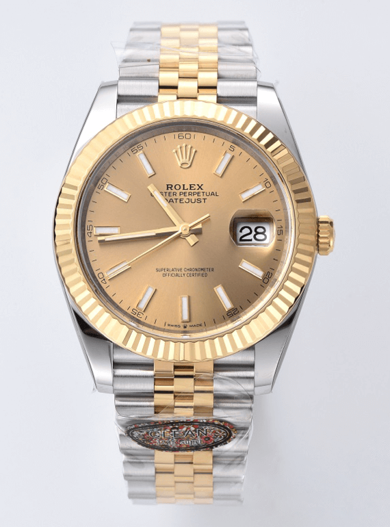Clean Factory Datejust 126333 41mm 904L Steel Case Yellow Gold Dial with Stick Markers Yellow Gold Bezel 3235 Movement Two Tone Jubilee Bracelet 00 Clean Factory Datejust 126333 41mm 904L Steel Case Yellow Gold Dial with Stick Markers Yellow Gold Bezel 3235 Movement Two Tone Jubilee Bracelet 00